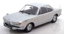 BMW  - 1965 silver - 1:18 - KK - Scale - kkdc180123 | Toms Modelautos