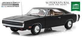 Dodge - Charger *Supernatural* 1970 black - 1:18 - GreenLight - 19046 - gl19046 | Tom's Modelauto's Dodge - Charger *Supernatural* 1970 black - 1:18 - GreenLight - 19046 - gl19046 | Tom's Modelauto's
