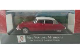 Citroen  - DS 1963 red/white top - 1:43 - Magazine Models - ATds - magATds | Toms Modelautos
