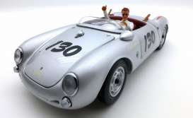 Porsche  - silver/red - 1:18 - Schuco - 450033200 - schuco450033200 | Toms Modelautos