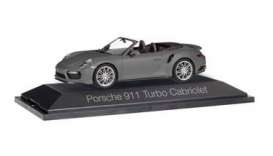 Porsche  - grey metallic - 1:43 - Herpa - herpa71239 | Toms Modelautos