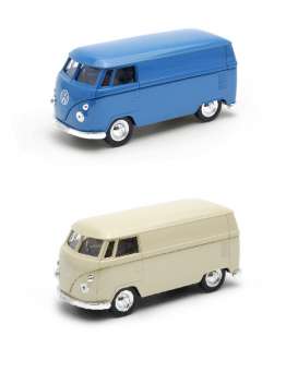 Volkswagen  - blue/cream - 1:34 - Welly - 49764PV - welly49764PV | Toms Modelautos