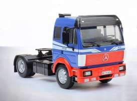 Mercedes Benz  - 1989 blue/red - 1:43 - IXO Models - TR009 - ixTR009 | Toms Modelautos