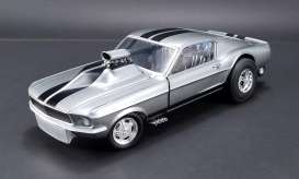 Ford Mustang - 1967 grey - 1:18 - Acme Diecast - acme18885 | Tom's Modelauto's Ford Mustang - 1967 grey - 1:18 - Acme Diecast - acme18885 | Tom's Modelauto's