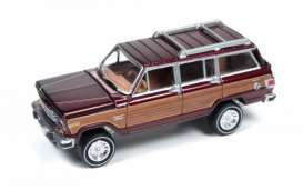 Jeep  - 1981 dark cherry metallic/wood grai - 1:64 - Johnny Lightning - CG001B4 - JLCG001B4 | Toms Modelautos