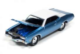 Mercury  - 1971 Medium Blue Metallic - 1:64 - Johnny Lightning - MC002B7 - JLMC002B7 | Toms Modelautos