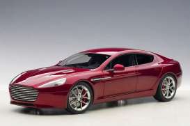 Aston Martin  - 2015 metallic red - 1:18 - AutoArt - 70257 - autoart70257 | Toms Modelautos