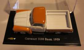 Chevrolet  - 1959 orange/white - 1:43 - Magazine Models - Chevy3100-59 - magChevy3100-59 | Toms Modelautos