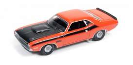 Dodge  - 1970 orange with black graphics - 1:64 - Auto World - 64032B4 - AW64032B4 | Toms Modelautos