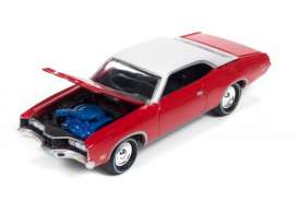 Mercury  - 1971 Dark Red w/ Flat Black Roof - 1:64 - Johnny Lightning - MC002D7 - JLMC002D7 | Toms Modelautos