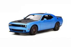 Dodge  - Challenger Hellcat B5 2016 blue/black - 1:18 - GT Spirit - US006 - GTUS006 | Toms Modelautos