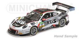 Porsche  - 911 GT3 R 2017 black/white - 1:18 - Minichamps - 155176917 - mc155176917 | Toms Modelautos