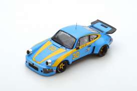 Porsche  - 1977 blue/yellow - 1:43 - Spark - 43SE77 - spa43SE77 | Toms Modelautos