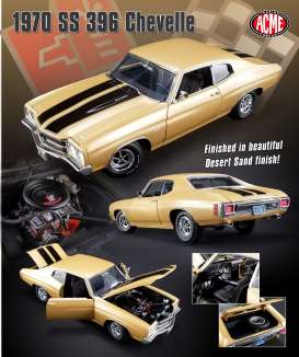 Chevrolet  - 1970 desert sand - 1:18 - Acme Diecast - acme1805509 | Toms Modelautos