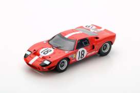 Ford  - 1967 red/white - 1:43 - Spark - s5178 - spas5178 | Toms Modelautos