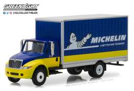 International - Durastar Box Van *Michelin Tir 2013 blue/yellow - 1:64 - GreenLight - gl33120C | Tom's Modelauto's International - Durastar Box Van *Michelin Tir 2013 blue/yellow - 1:64 - GreenLight - gl33120C | Tom's Modelauto's