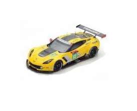 Corvette  - Corvette C7.R #63 2017 yellow - 1:18 - Spark - 18S327 - spa18S327 | Toms Modelautos