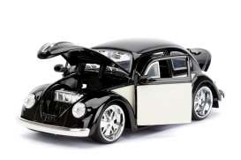 Volkswagen  - Beetle 1959 black/white - 1:24 - Jada Toys - 99021 - jada99021bk | Toms Modelautos