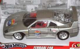 Ferrari  - 1988 silver - 1:18 - Hotwheels - mvL2958 - hwmvL2958 | Toms Modelautos