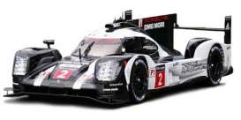 Porsche  - 919 Hybrid #2 2017 silver/white/black/red - 1:43 - Spark - 43LM17 - spa43LM17 | Toms Modelautos