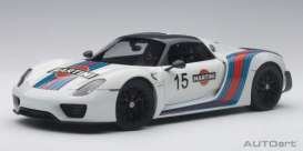 Porsche  - 2013 white/martini livery - 1:18 - AutoArt - 77927 - autoart77927 | Toms Modelautos