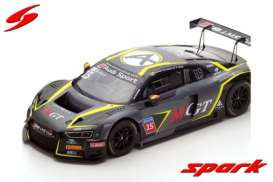 Audi  - R8 2017 black/yellow - 1:12 - Spark - 12SA002 - spa12SA002 | Toms Modelautos