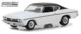 Chevrolet  - 1968 dover white/black - 1:64 - GreenLight - 13210B - gl13210B | Toms Modelautos