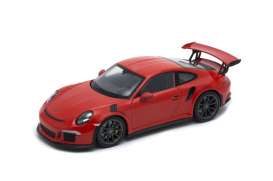 Porsche  - 911 GT3 RS 2015 orange - 1:24 - Welly - 24080o - welly24080o | Toms Modelautos