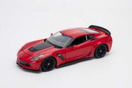 Chevrolet - Corvette Z06 2017 red - 1:24 - Welly - welly24085r | Tom's Modelauto's Chevrolet - Corvette Z06 2017 red - 1:24 - Welly - welly24085r | Tom's Modelauto's