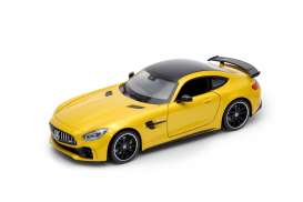 Mercedes Benz - AMG GT-R 2017 yellow - 1:24 - Welly - 24081y - welly24081y | Tom's Modelauto's Mercedes Benz - AMG GT-R 2017 yellow - 1:24 - Welly - 24081y - welly24081y | Tom's Modelauto's