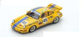 Porsche  - 1994 yellow - 1:43 - Spark - s5511 - spas5511 | Toms Modelautos
