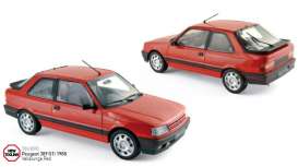 Peugeot  - 309 GTi 1998 red - 1:18 - Norev - 184880 - nor184880 | Toms Modelautos