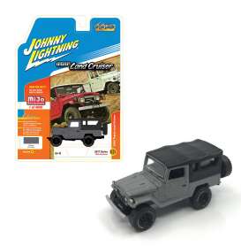 Toyota  - Landcruiser 1980 grey/dark grey - 1:64 - Johnny Lightning - CP7030 - JLCP7030 | Toms Modelautos
