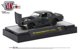 Nissan - Skyline 2000 GT-R 1971 frozen black pearl with gloss - 1:64 - M2 Machines - M2-32500JPN02B | Tom's Modelauto's Nissan - Skyline 2000 GT-R 1971 frozen black pearl with gloss - 1:64 - M2 Machines - M2-32500JPN02B | Tom's Modelauto's