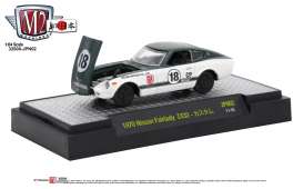 Nissan  - Fairlady Z432 RHD 1970  white/darkgreen metallic top  - 1:64 - M2 Machines - 32500JPN02D - M2-32500JPN02D | Toms Modelautos