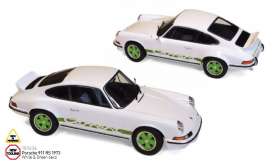 Porsche  - 911 RS 1973 white/green - 1:18 - Norev - 187636 - nor187636 | Toms Modelautos