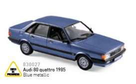 Audi  - 2017 blue metallic - 1:43 - Norev - 830027 - nor830027 | Toms Modelautos