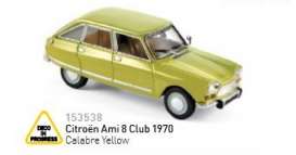 Citroen - 1970 calabra yellow - 1:43 - Norev - nor153538 | Tom's Modelauto's Citroen - 1970 calabra yellow - 1:43 - Norev - nor153538 | Tom's Modelauto's