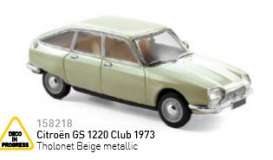 Citroen  - 1973 tholonet beige metallic - 1:43 - Norev - 158218 - nor158218 | Toms Modelautos