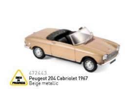 Peugeot - 1967 beige metallic - 1:43 - Norev - nor472443 | Tom's Modelauto's Peugeot - 1967 beige metallic - 1:43 - Norev - nor472443 | Tom's Modelauto's