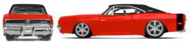 Chevrolet - 1971 red/black - 1:64 - Bburago - 59042r - bura59042r | Tom's Modelauto's Chevrolet - 1971 red/black - 1:64 - Bburago - 59042r - bura59042r | Tom's Modelauto's