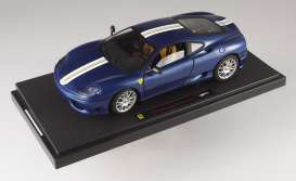 Ferrari  - 2003 blue metallic - 1:18 - Hotwheels Elite - mvp9892 - hwmvp9892 | Toms Modelautos