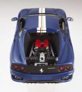 Ferrari  - 2003 blue metallic - 1:18 - Hotwheels Elite - mvp9892 - hwmvp9892 | Toms Modelautos