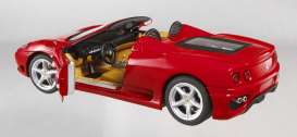 Ferrari  - 2001 red w/tan interior - 1:18 - Hotwheels Elite - mvp9902 - hwmvp9902 | Toms Modelautos