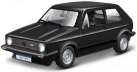 Volkswagen  - 1979 black - 1:24 - Bburago - 21089bk - bura21089bk | Toms Modelautos