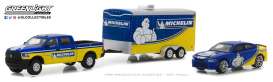 Dodge Ram - 2500 Charger Hellcat 2017 blue/yellow - 1:64 - GreenLight - gl31050B | Tom's Modelauto's Dodge Ram - 2500 Charger Hellcat 2017 blue/yellow - 1:64 - GreenLight - gl31050B | Tom's Modelauto's