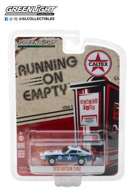 Datsun  - 240Z 1970 blue/white - 1:64 - GreenLight - 41050E - gl41050E | Toms Modelautos