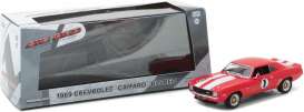 Chevrolet  - 1969 red/white/gold - 1:43 - GreenLight - 51083 - gl51083 | Toms Modelautos