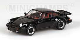 Porsche  - 1990 black - 1:43 - Minichamps - 430069101 - mc430069101 | Toms Modelautos