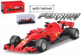 Ferrari  - 2018 red - 1:43 - Bburago - 36808V - bura36808V | Toms Modelautos